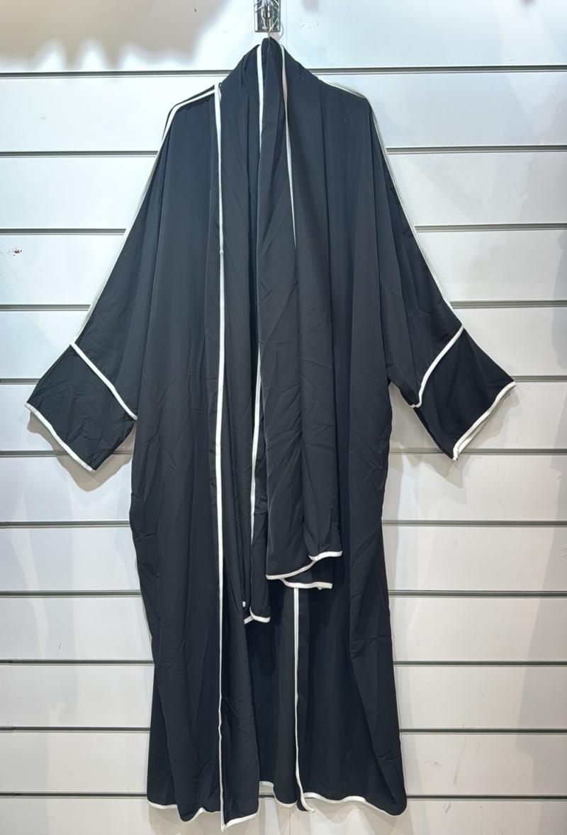 Aya ensemble abaya 3 pièces foulard+kimono+robe