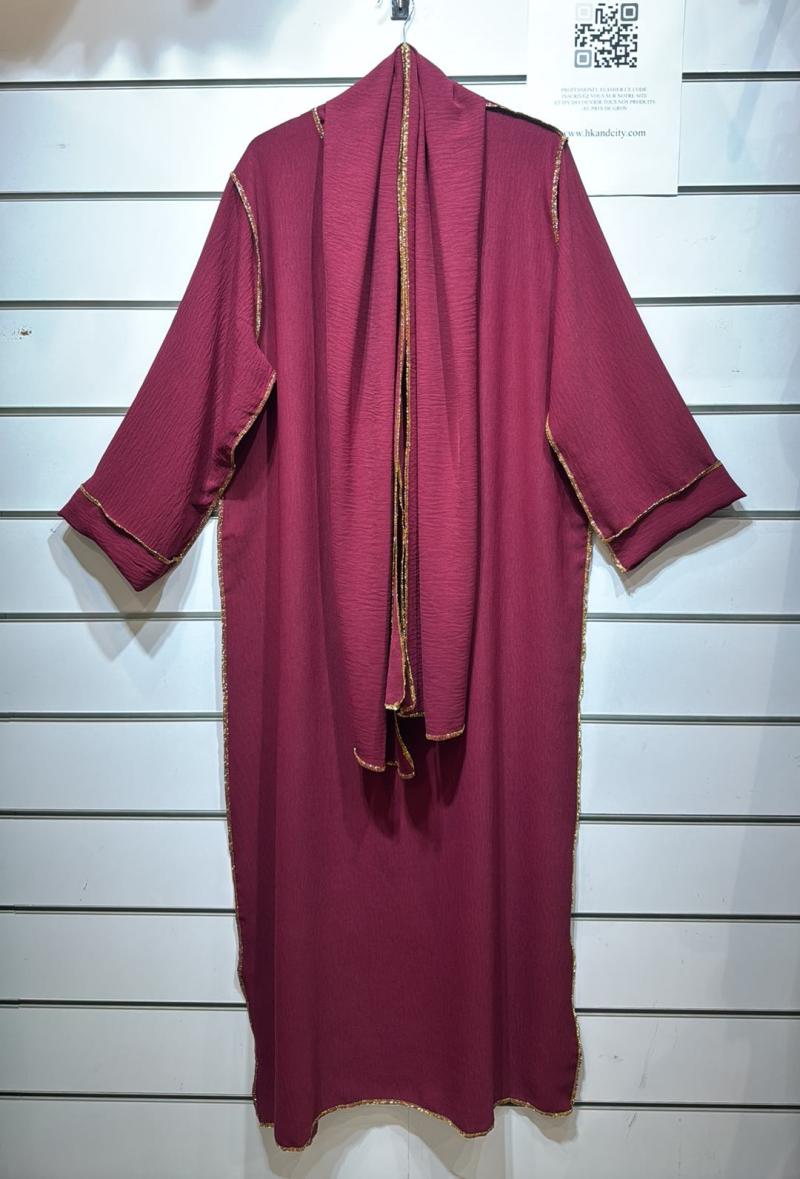 Robe Abaya Jaz foulard