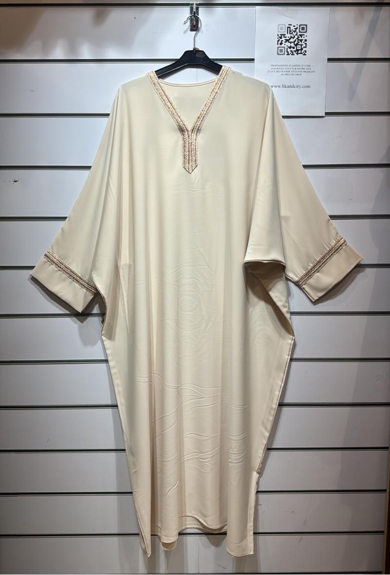 Anaïs abaya galon