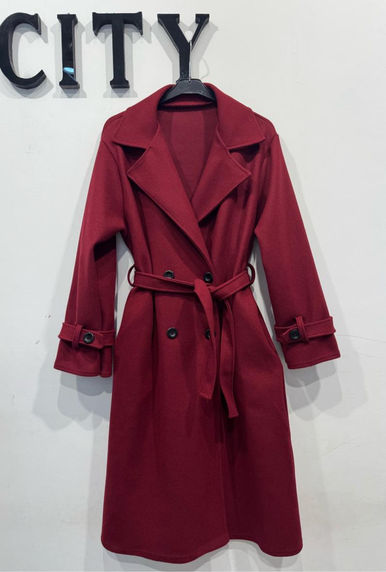 manteau trench coat avec bouton