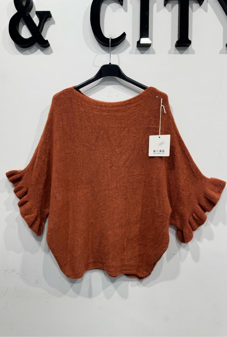 haut pull  manche fantaisie