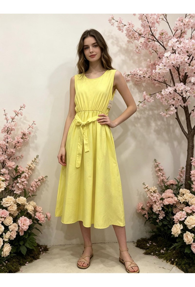 Robe débardeur en Coton