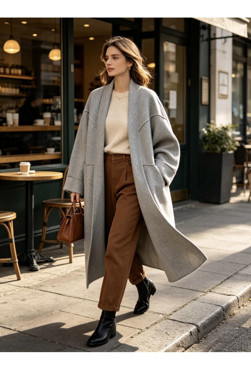 Manteau Oversize Grande Taille – Confort & Élégance